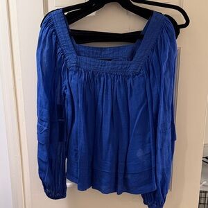 Banana Republic Royal Blue Blouse